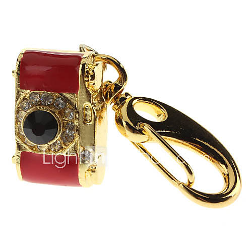 Camera Shaped Metal Material USB Stick 32G(Red)