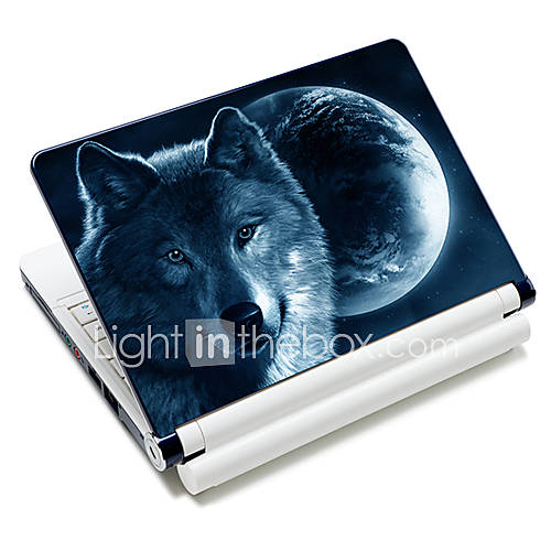 Wolf Pattern Laptop Protective Skin Sticker For 10/15 Laptop 18620(15 suitable for below 15)