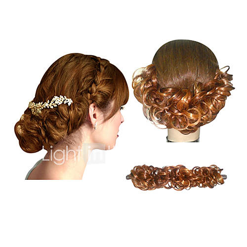 High Quality Synthetic Light Brown Hair Pieces
