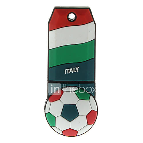 Italy Ball Shaped Plastic USB Stick 16G