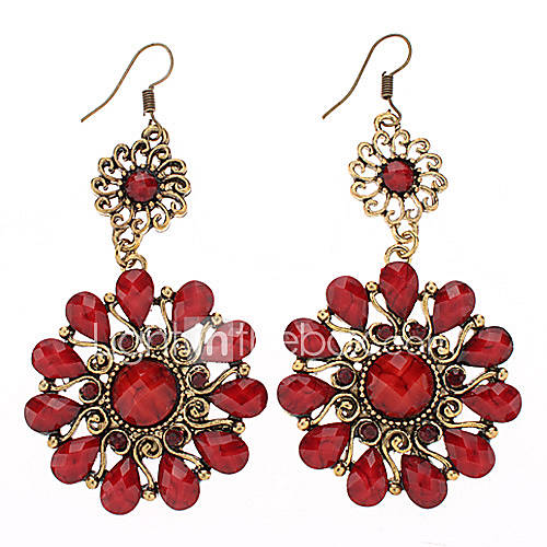 Vintage Flower shaped Earring(Ethnic Vintage Jewelry)