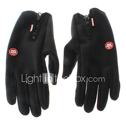 Black Warm keeping Cycling Gloves/Fishing Gloves