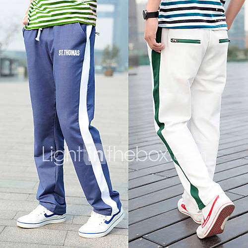 Mens Straight Chain Basic Pants