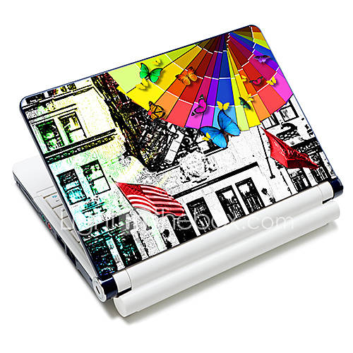 American Building Pattern Laptop Notebook Cover Protective Skin Sticker For 10/15 Laptop 18686