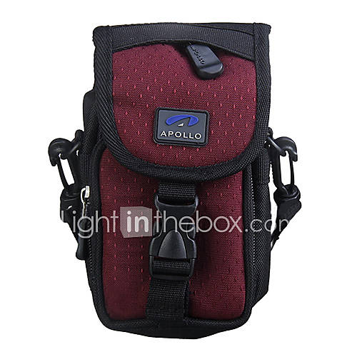 Ripstop Polyester Padded Soft Protective Carrying Bag Case with Hooks for Slim Card Digital Camera