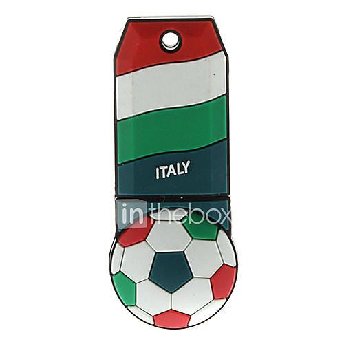 Italy Ball Shaped Plastic USB Stick 32G