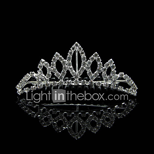 Alloy With Rhinestone Wedding Tiaras