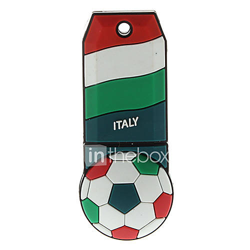 Italy Ball Shaped Plastic USB Stick 4G