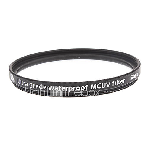 Multi coating, Harden and Waterproof UV Filter 58mm