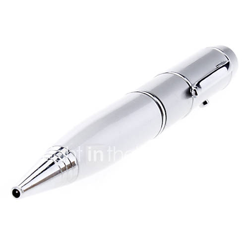 Pen Shaped Aluminum Alloy USB Flash Drives 32G(Silver)