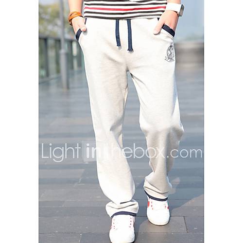 Mens Sportive Straight Print Pants