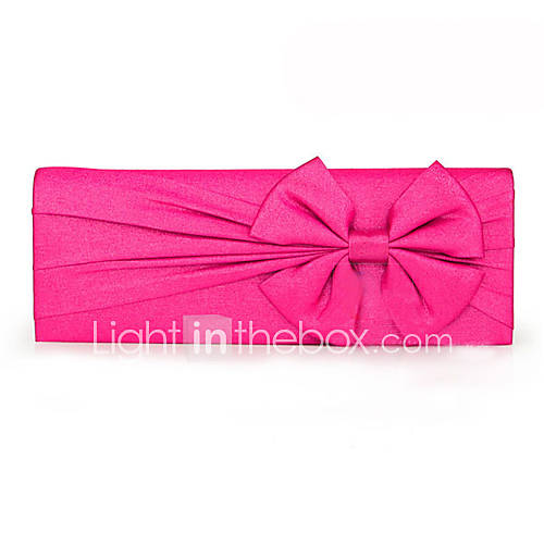 Fashion Bow Silk Clutch