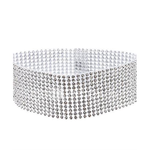 Twelve Row Crystal Drilling Bracelet