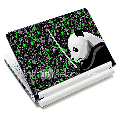 Angry Panda Pattern Laptop Notebook Cover Protective Skin Sticker For 10/15 Laptop 18359