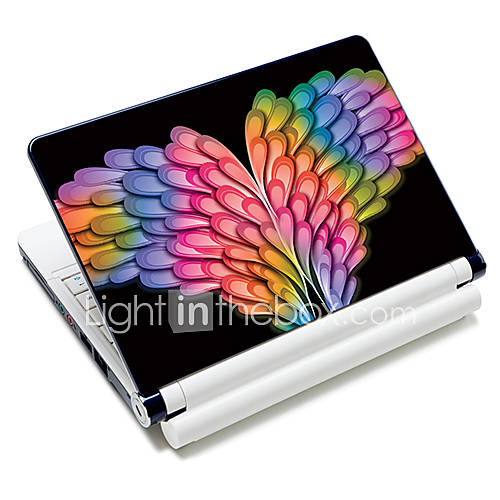 Feather Pattern Laptop Protective Skin Sticker For 10/15 Laptop 18640(15 suitable for below 15)