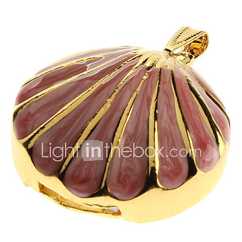 Shell Shaped Metal Material USB Stick 4G(Pink)