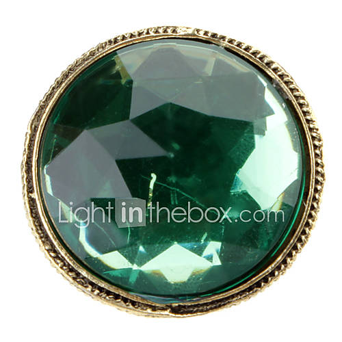 Luxury Dazzling Green Elves Big Gem Restoring Ring