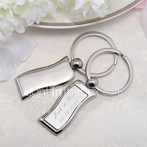 Personalized Simlpe Keyring (Set of 4 Pieces)