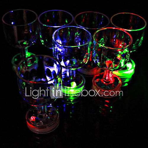 Color Flashing Small Goblet with LED Flash Light(1 PCS)