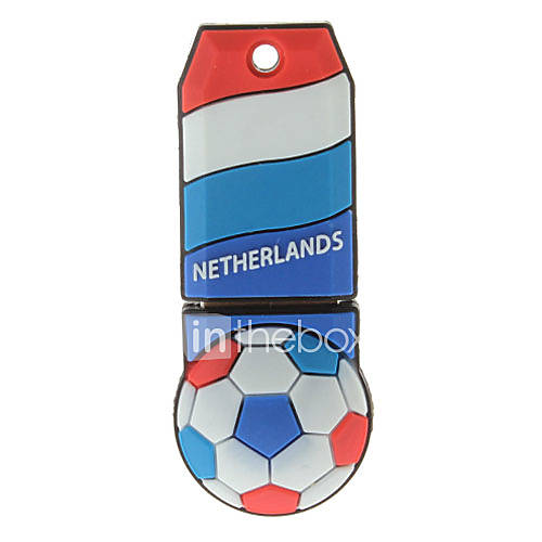 Netherland Ball Shaped Plastic USB Stick 16G