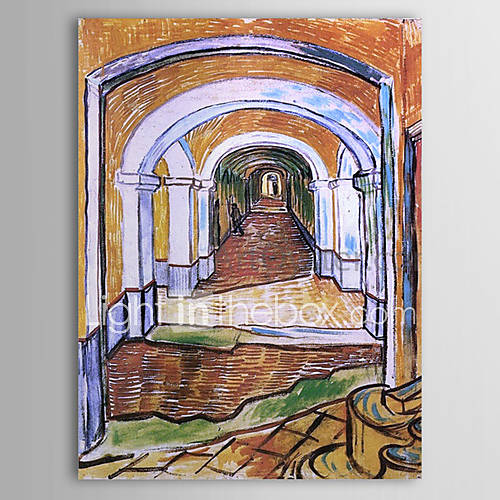 Famous Oil Painting Corridor in Saint Paul Hospital by Van Gogh