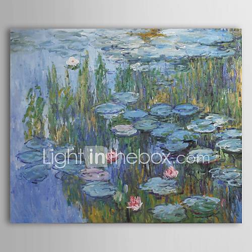 Hand painted Oil Painting by Claude Monet with Stretched Frame