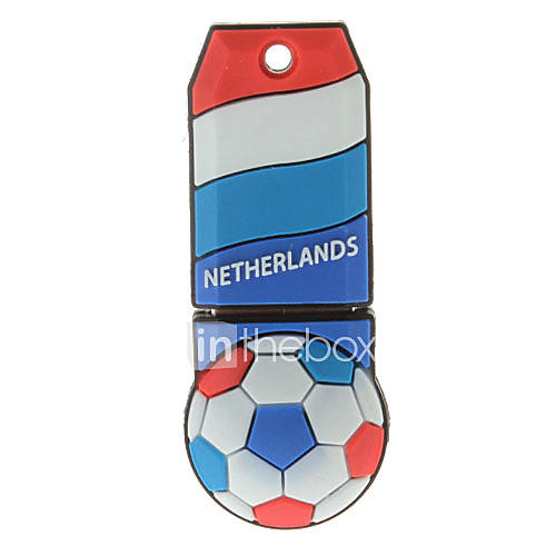 Netherland Ball Shaped Plastic USB Stick 4G