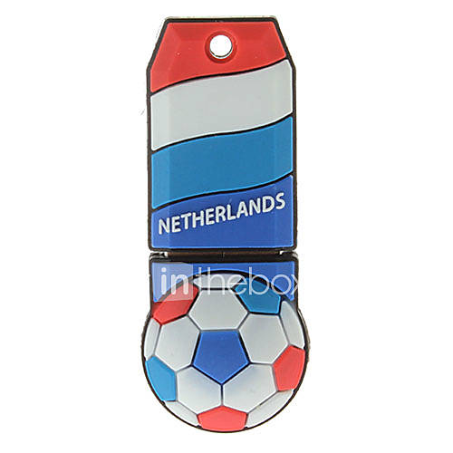 Netherland Ball Shaped Plastic USB Stick 8G