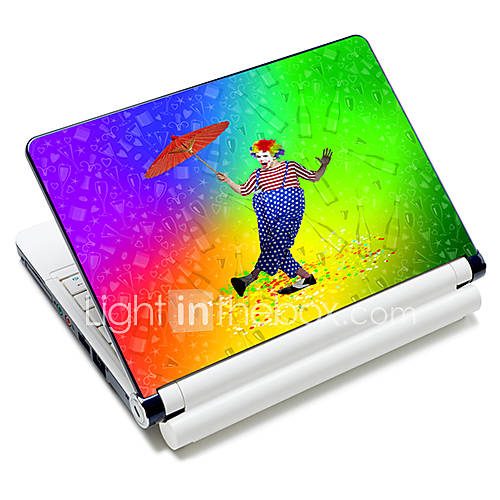 Clown Pattern Laptop Protective Skin Sticker For 10/15 Laptop 18362(15 suitable for below 15)