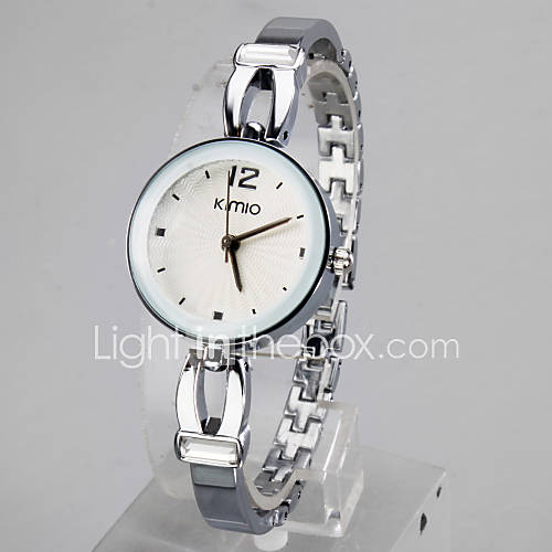 Lovely Alloy Quartz Movement Round Womens Watch(More Colors)