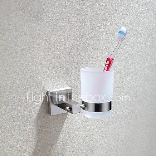 Polished Finish Stainless Steel Toothbrush Holder(Single Toothbrush tumbler)