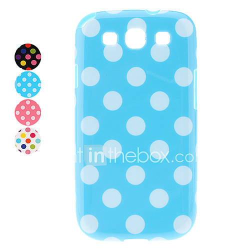 Stylish Dots Pattern Soft Case for Samsung Galaxy S3 I9300 (Assorted Colors)