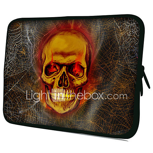 Burning of SkullPattern Nylon Material Waterproof Sleeve Case for 11/13/15 LaptopTablet