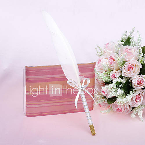 Pretty Goose Feather Wedding Pen