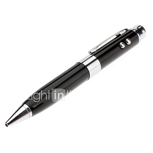 16GB Multifunction Pen Shaped USB Flash Drive with White Light Laser Pointer Money Detector Ball pen