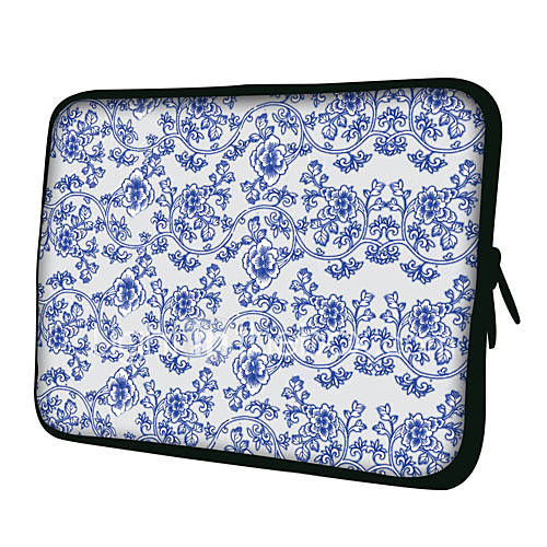 Blue And White Porcelain Pattern Waterproof Sleeve Case For 7/10/11/13/15 Laptop MN18045