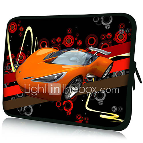 Cartoon CarPattern Nylon Material Waterproof Sleeve Case for 11/13/15 LaptopTablet