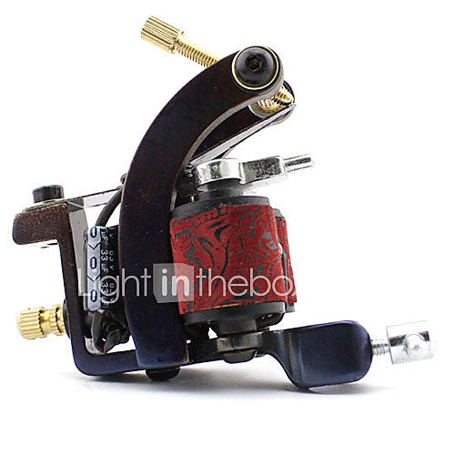 Carbon Steel Wire Cutting Dual Coils 10 Wraps Tattoo Machine for Shader