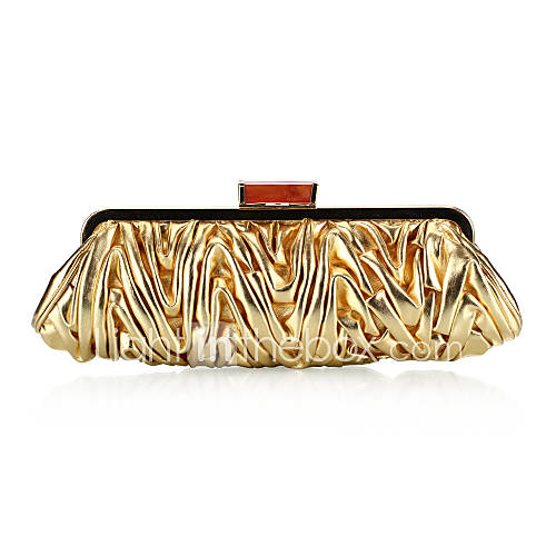 PU With Ruffles Evening Handbags/ Clutches More Colors Available