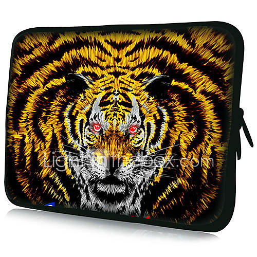 Tiger Pattern Pattern Waterproof Sleeve Case For 7/10/11/13/15 LaptopTablet