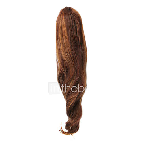 Top Grade Synthetic Long Straight Brown Ponytail (2 colors)