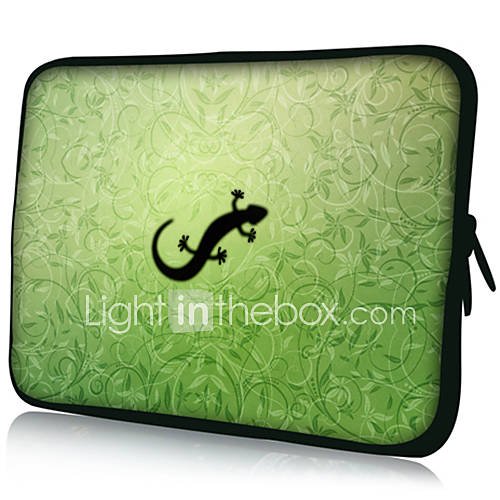 Small GeckoPattern Nylon Material Waterproof Sleeve Case for 11/13/15 LaptopTablet