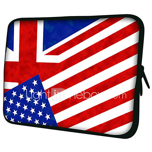 National FlagPattern Nylon Material Waterproof Sleeve Case for 11/13/15 LaptopTablet