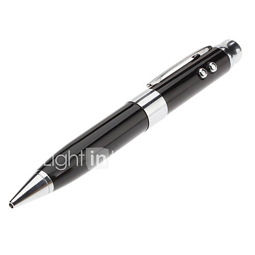 32GB Multifunction Pen Shaped USB Flash Drive with White Light Laser Pointer Money Detector Ball pen
