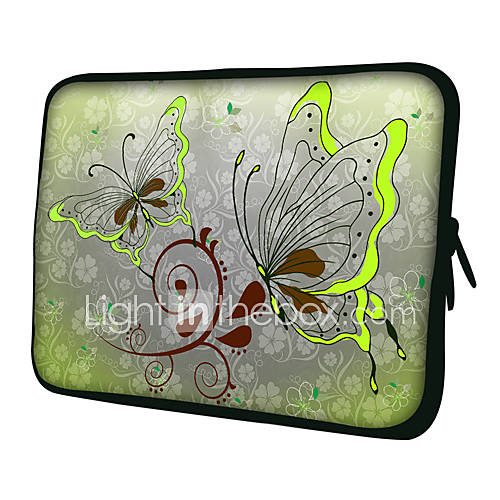 Butterflies Pattern Waterproof Sleeve Case For 7/10/11/13/15 Laptop MN18049