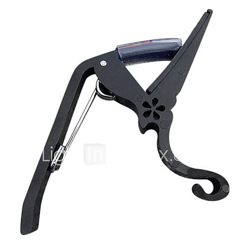 Plastics Capo for Acoustic/Electronic Guitar (Black)