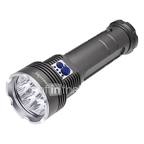 FandyFire L3 3 Mode 7x Cree XML T6 LED Flashlight (5000LM, 6x18650, Grey)