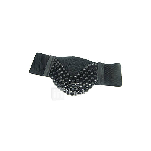 Delicate Pearl/Spandex Womens Fashion/Party Belt With Flowers(More Colors)