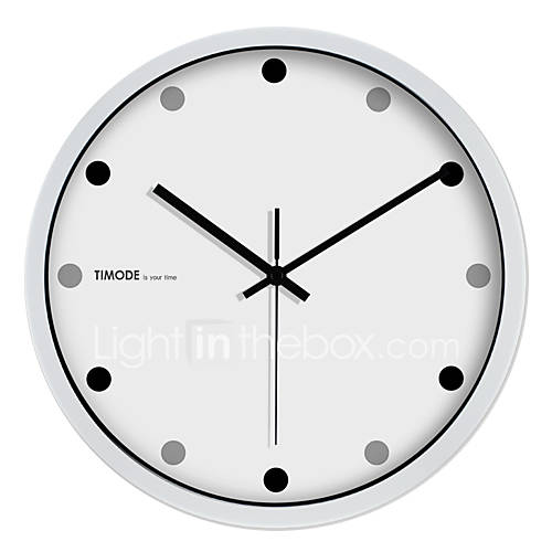 12H Modern Design Mental Wall Clock