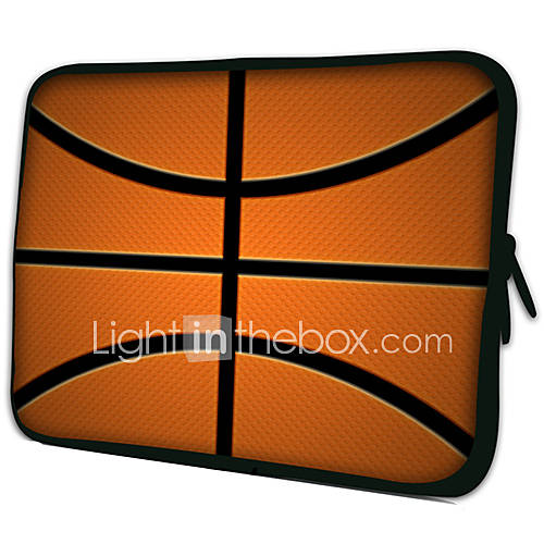 Basketball LinesPattern Nylon Material Waterproof Sleeve Case for 11/13/15 LaptopTablet